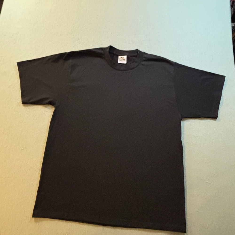 Pro Club Heavy Weight T-Shirt Mens XL Black Short Sleeve Solid Streetwear Tee
